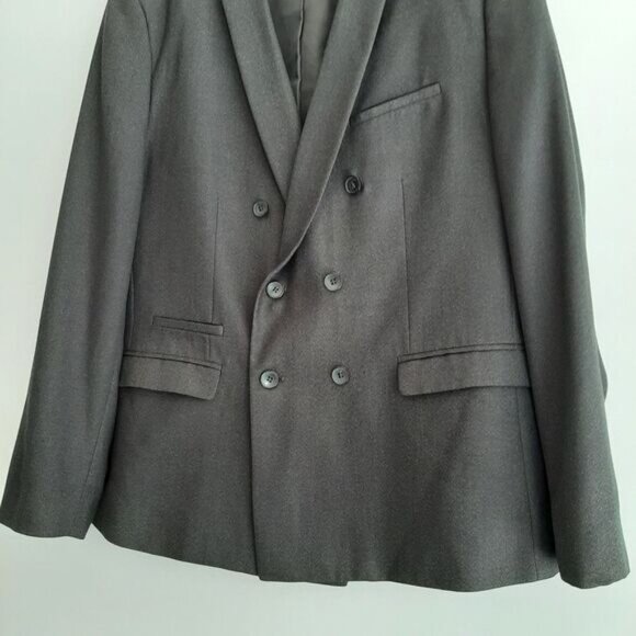 CALVIN KLEIN Light Blazer Jacket Dark Gray Men's Sz XXL - Picture 5 of 14